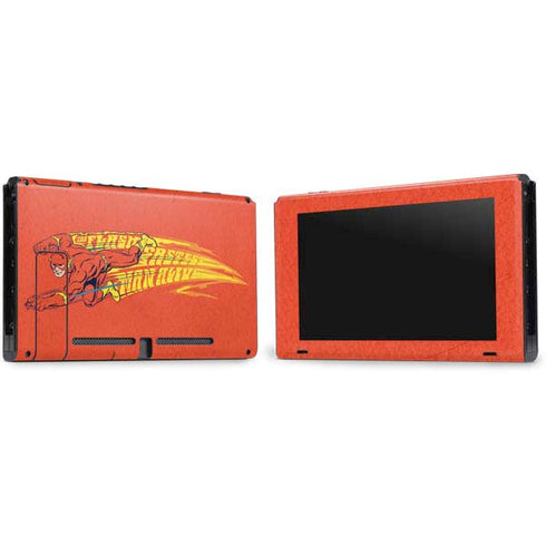 DC Comics The Flash Classic Art Running Pose Nintendo Switch Bundle Skin