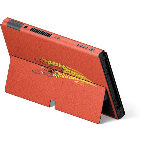 DC Comics The Flash Classic Art Running Pose Nintendo Switch OLED (2021) Skin