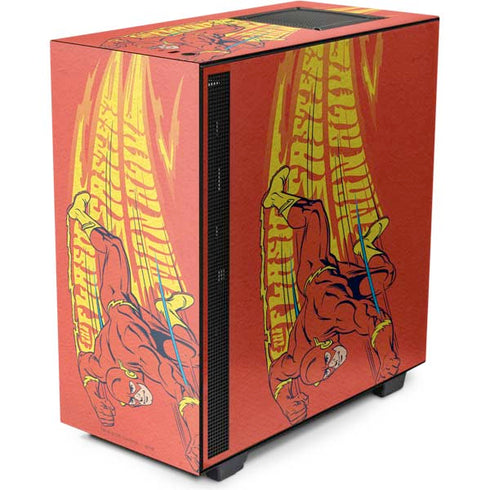 DC Comics The Flash Classic Art Running Pose NZXT H510 Compact ATX Mid-Tower Case Skin