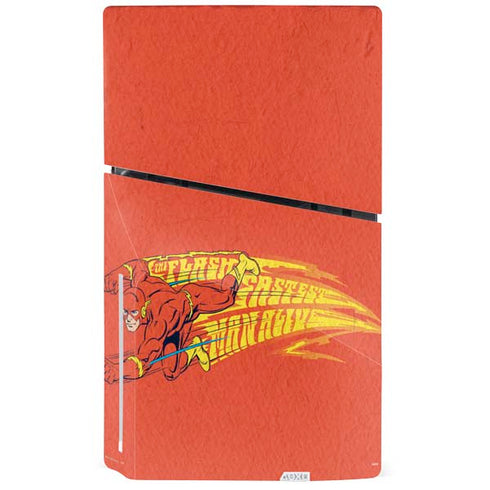 DC Comics Flash Racer PS5 Slim Disk Console Skin