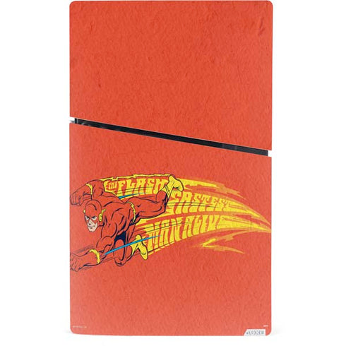 DC Comics Flash Racer PS5 Slim Digital Edition Bundle Skin