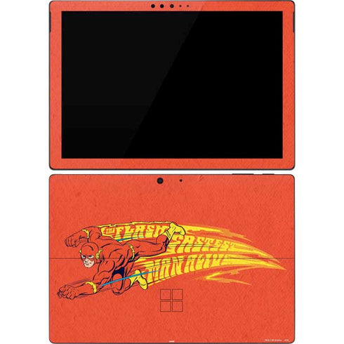 DC Comics The Flash Classic Art Running Pose Surface Pro 7 Skin