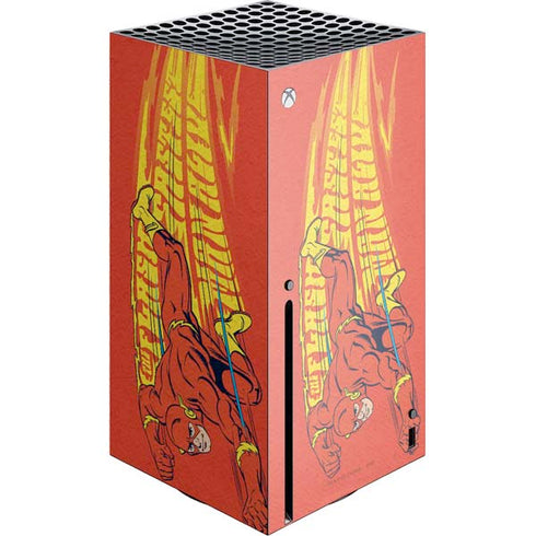 DC Comics The Flash Classic Art Running Pose Xbox Series X Console Skin