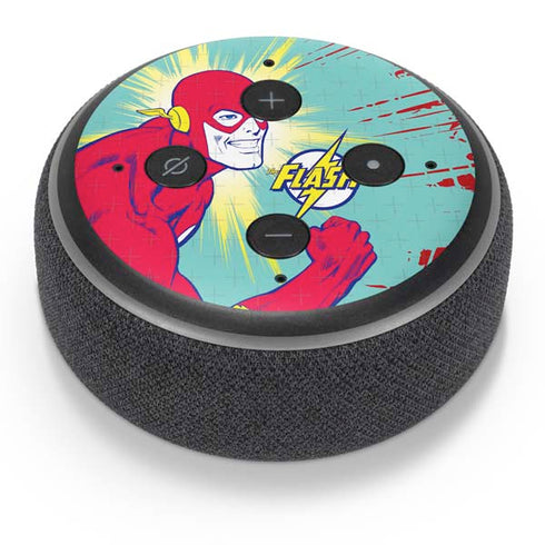 DC Comics The Flash Classic Art Smile Blast Amazon Echo Dot Skin