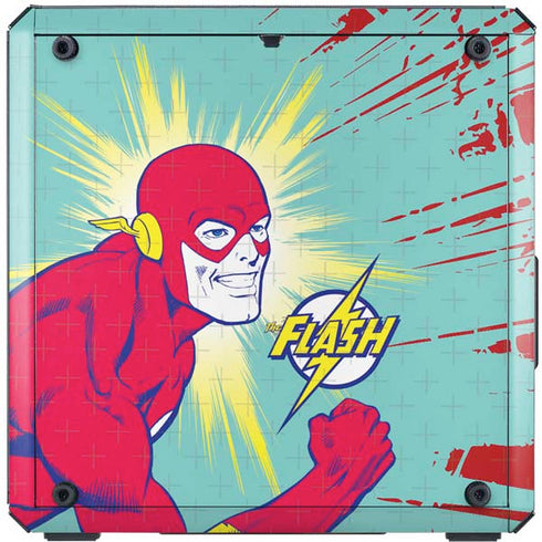 DC Comics The Flash Classic Art Smile Blast Cooler Master MasterBox Q300L Mini Tower Skin