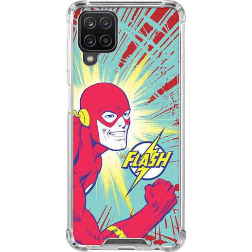 DC Comics The Flash Classic Art Smile Blast Galaxy A12 Clear Case