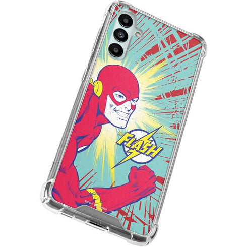 DC Comics The Flash Classic Art Smile Blast Galaxy A14 5G Clear Case