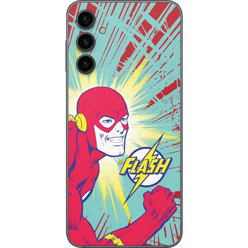 DC Comics The Flash Classic Art Smile Blast Galaxy A14 5G Skin