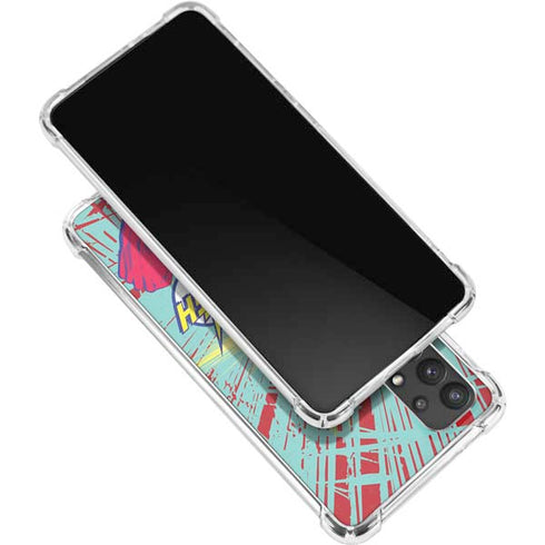 DC Comics The Flash Classic Art Smile Blast Galaxy A32 5G Clear Case