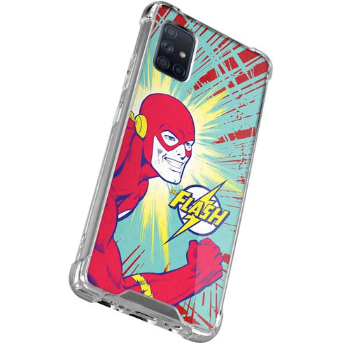 DC Comics The Flash Classic Art Smile Blast Galaxy A51 5G Clear Case