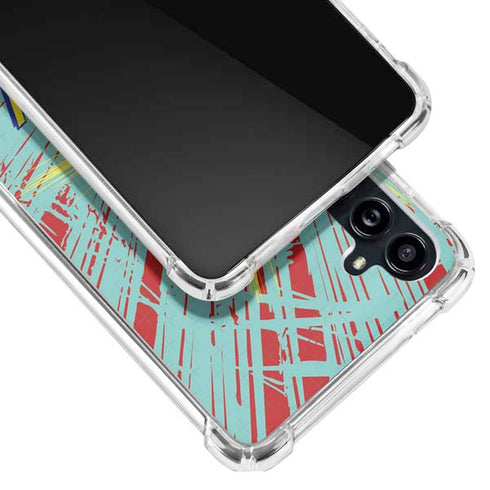 DC Comics The Flash Classic Art Smile Blast Galaxy A54 5G Clear Case