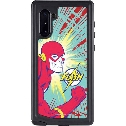DC Comics The Flash Classic Art Smile Blast Galaxy Note 10 Waterproof Case