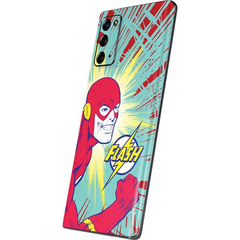 DC Comics The Flash Classic Art Smile Blast Galaxy Note20 5G Skin