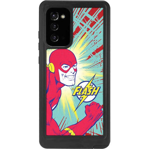 DC Comics The Flash Classic Art Smile Blast Galaxy Note20 5G Waterproof Case