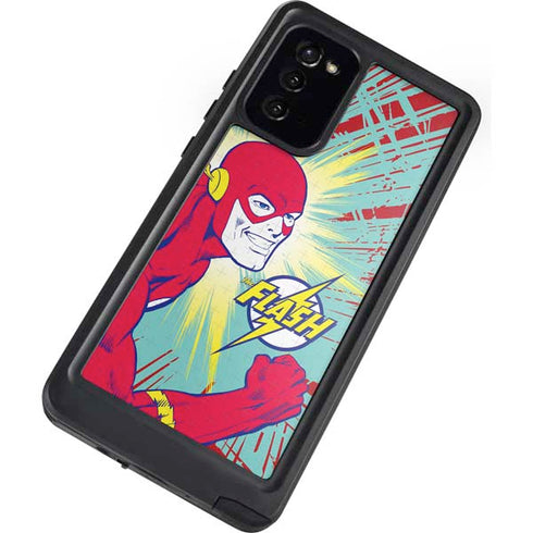 DC Comics The Flash Classic Art Smile Blast Galaxy Note20 5G Waterproof Case