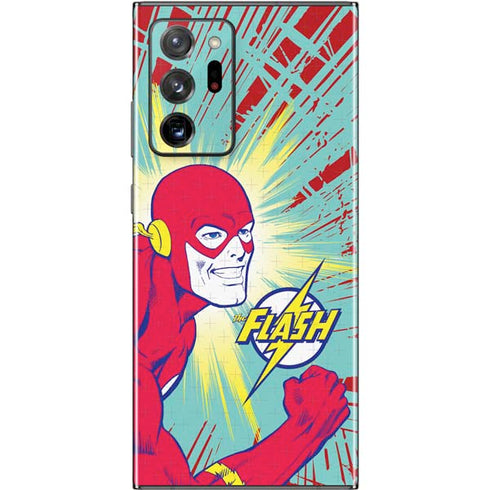 DC Comics The Flash Classic Art Smile Blast Galaxy Note20 Ultra 5G Skin