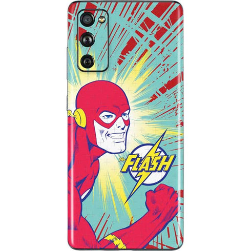 DC Comics The Flash Classic Art Smile Blast Galaxy S20 Fan Edition Skin
