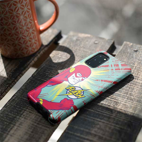 DC Comics The Flash Classic Art Smile Blast Galaxy S20 Plus Pro Case