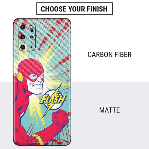 DC Comics The Flash Classic Art Smile Blast Galaxy S20 Plus Skin