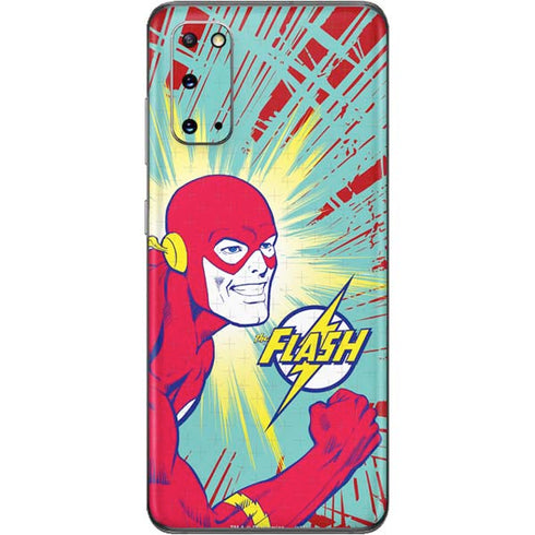 DC Comics The Flash Classic Art Smile Blast Galaxy S20 Skin