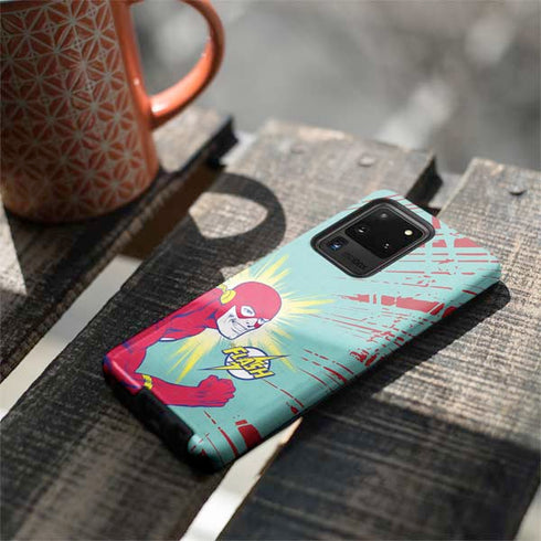 DC Comics The Flash Classic Art Smile Blast Galaxy S20 Ultra 5G Pro Case