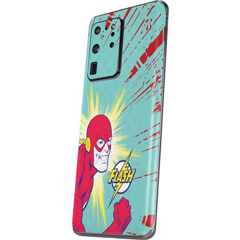 DC Comics The Flash Classic Art Smile Blast Galaxy S20 Ultra 5G Skin