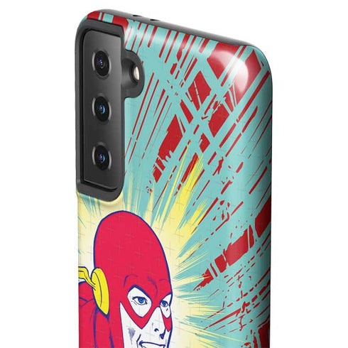 DC Comics The Flash Classic Art Smile Blast Galaxy S21 Plus 5G Pro Case