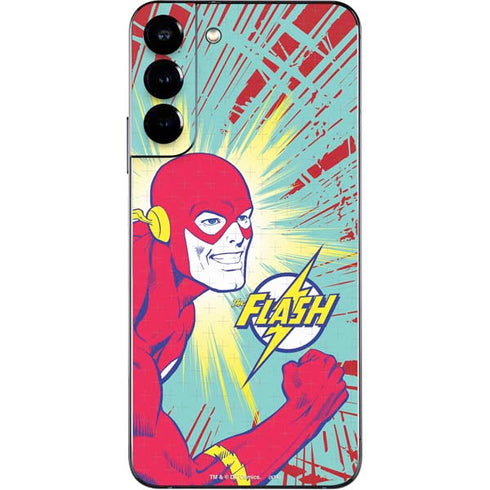 DC Comics The Flash Classic Art Smile Blast Galaxy S22 Plus Skin