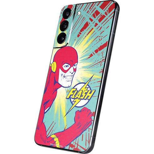 DC Comics The Flash Classic Art Smile Blast Galaxy S22 Plus Skin