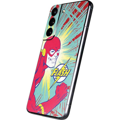 DC Comics The Flash Classic Art Smile Blast Galaxy S22 Skin