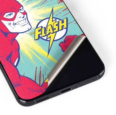 DC Comics The Flash Classic Art Smile Blast Galaxy S22 Skin