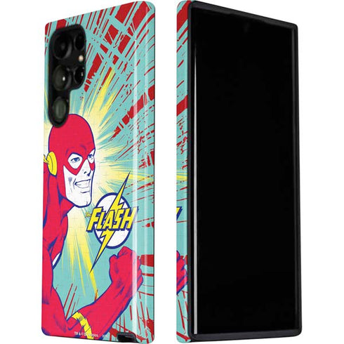 DC Comics The Flash Classic Art Smile Blast Galaxy S22 Ultra Pro Case