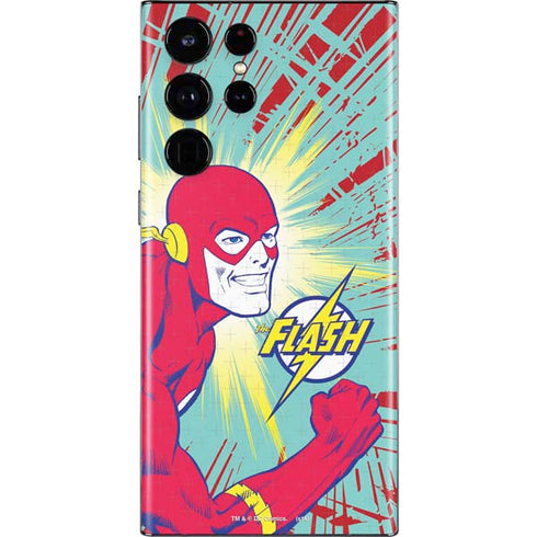 DC Comics The Flash Classic Art Smile Blast Galaxy S22 Ultra Skin
