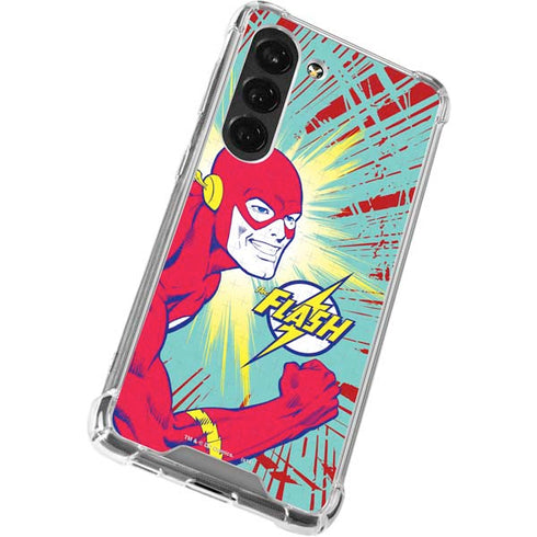 DC Comics The Flash Classic Art Smile Blast Galaxy S23 Clear Case