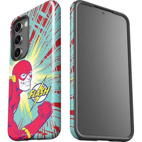 DC Comics The Flash Classic Art Smile Blast Galaxy S23 Plus Pro Case