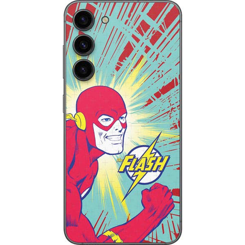 DC Comics The Flash Classic Art Smile Blast Galaxy S23 Plus Skin