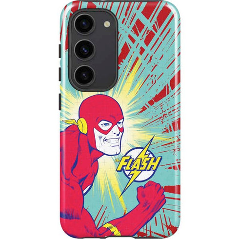 DC Comics The Flash Classic Art Smile Blast Galaxy S23 Pro Case