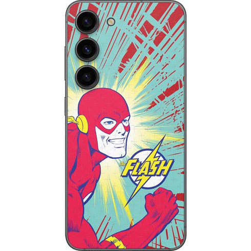 DC Comics The Flash Classic Art Smile Blast Galaxy S23 Skin