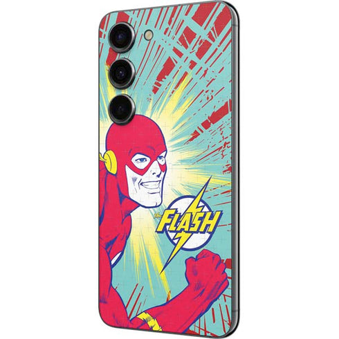 DC Comics The Flash Classic Art Smile Blast Galaxy S23 Skin