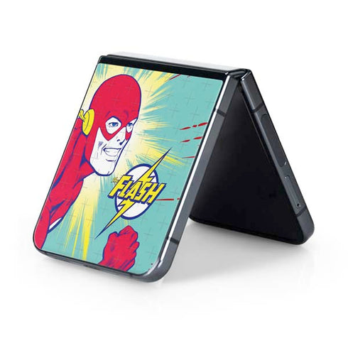 DC Comics The Flash Classic Art Smile Blast Galaxy Z Flip5 5G Skin