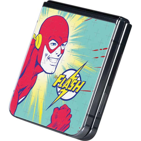 DC Comics The Flash Classic Art Smile Blast Galaxy Z Flip5 5G Skin