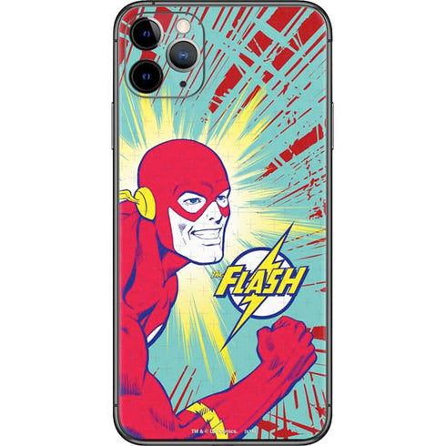 DC Comics The Flash Classic Art Smile Blast iPhone 11 Pro Max Skin