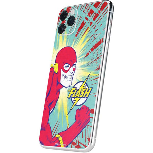 DC Comics The Flash Classic Art Smile Blast iPhone 11 Pro Max Skin