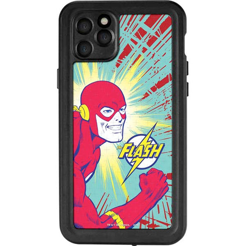 DC Comics The Flash Classic Art Smile Blast iPhone 11 Pro Max Waterproof Case