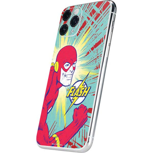 DC Comics The Flash Classic Art Smile Blast iPhone 11 Pro Skin