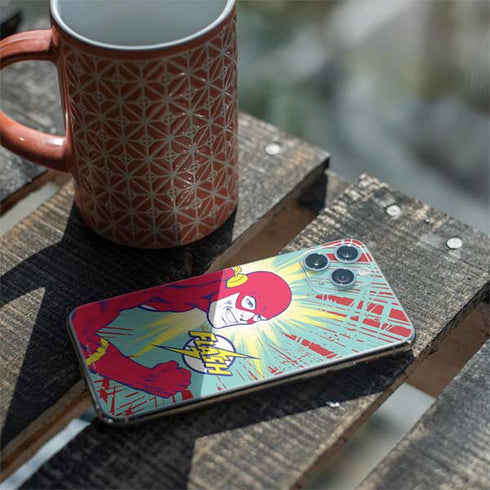DC Comics The Flash Classic Art Smile Blast iPhone 11 Pro Skin