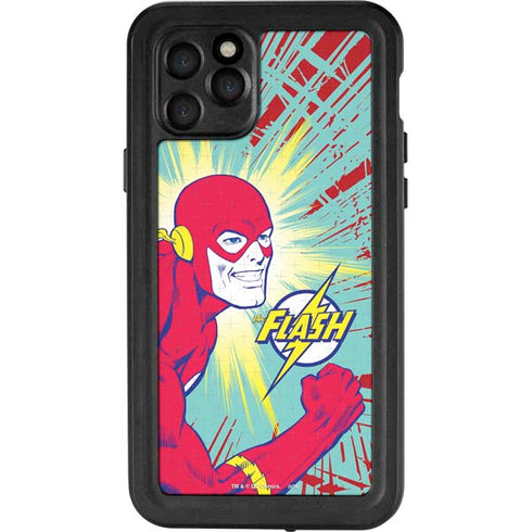 DC Comics The Flash Classic Art Smile Blast iPhone 11 Pro Waterproof Case