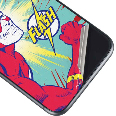 DC Comics The Flash Classic Art Smile Blast iPhone 11 Skin
