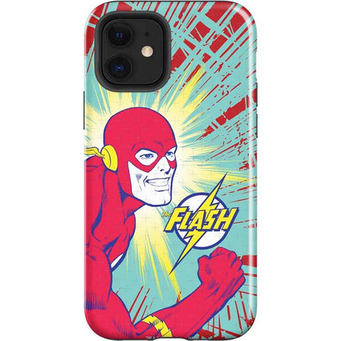 DC Comics The Flash Classic Art Smile Blast iPhone 12 Impact Case