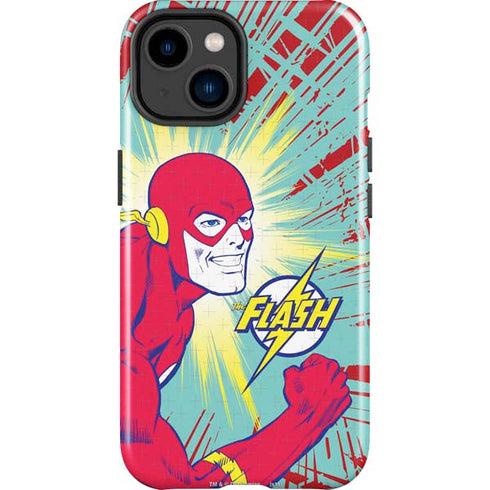 DC Comics The Flash Classic Art Smile Blast iPhone 15 Plus Impact Case